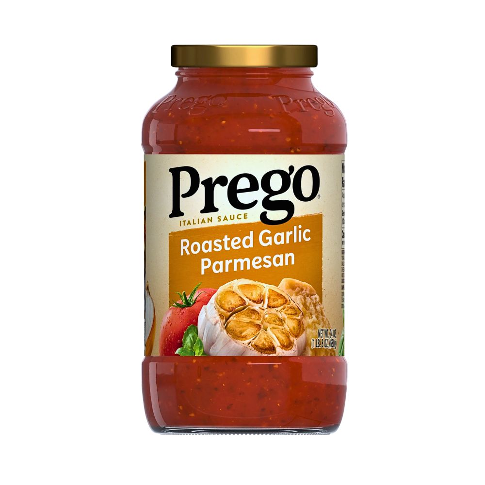 SALSA ROASTED GARLIC PARMESAN 24 OZ PREGO
