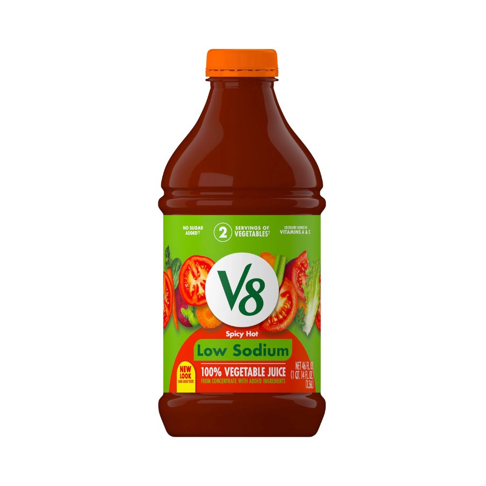 JUGO VEGETALES LOW SODIUM 46 OZ V8