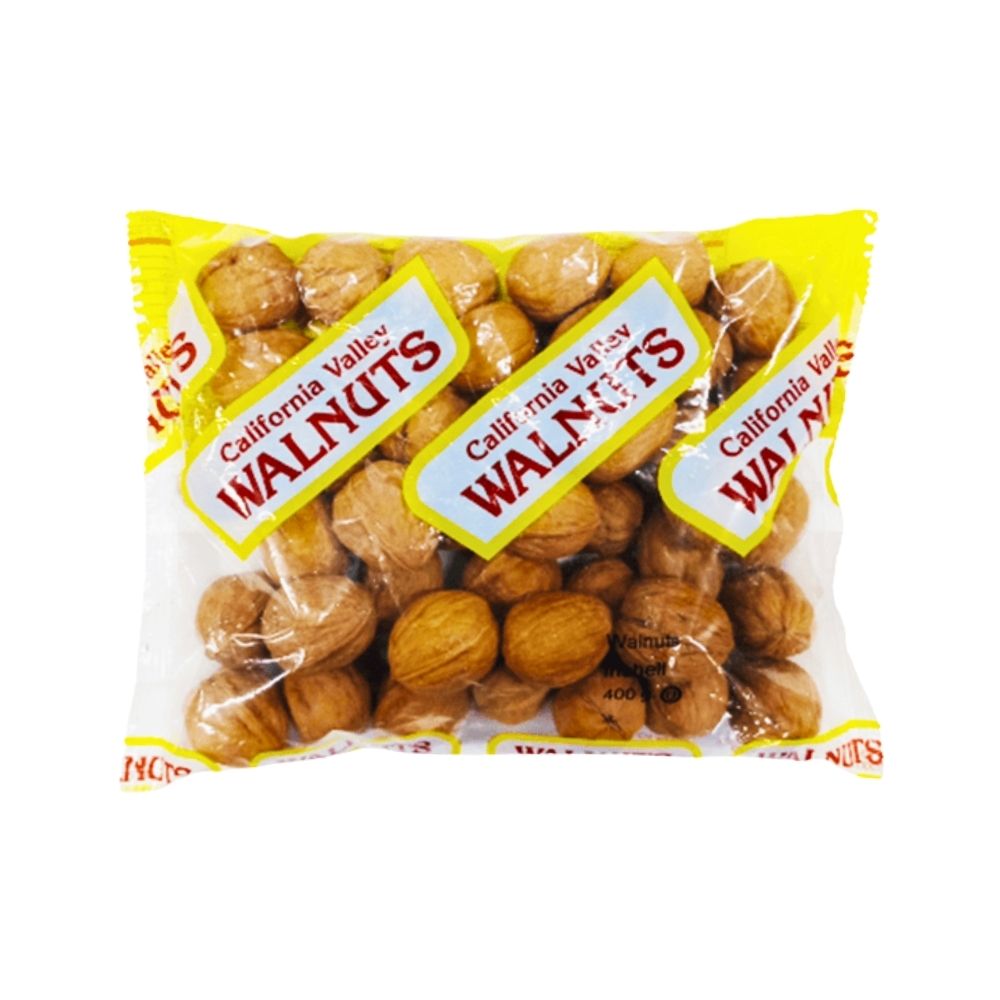 INSHELL WALNUTS LARGE 400 GR CALIFORNIA VALLEY