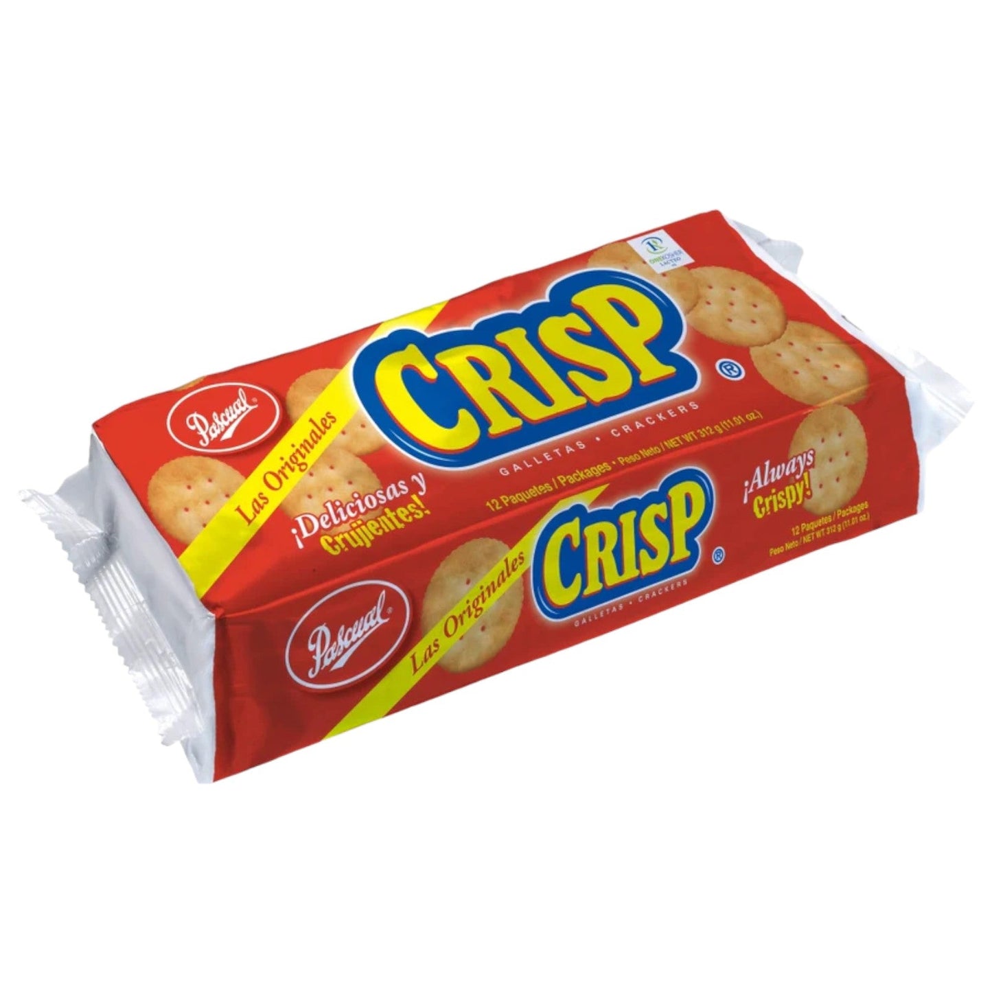 GALLETA CRISP 12UN 312 GR PASCUAL