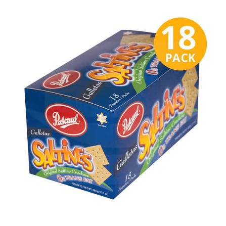 GALLETA SALTINES 414 GR PASCUAL