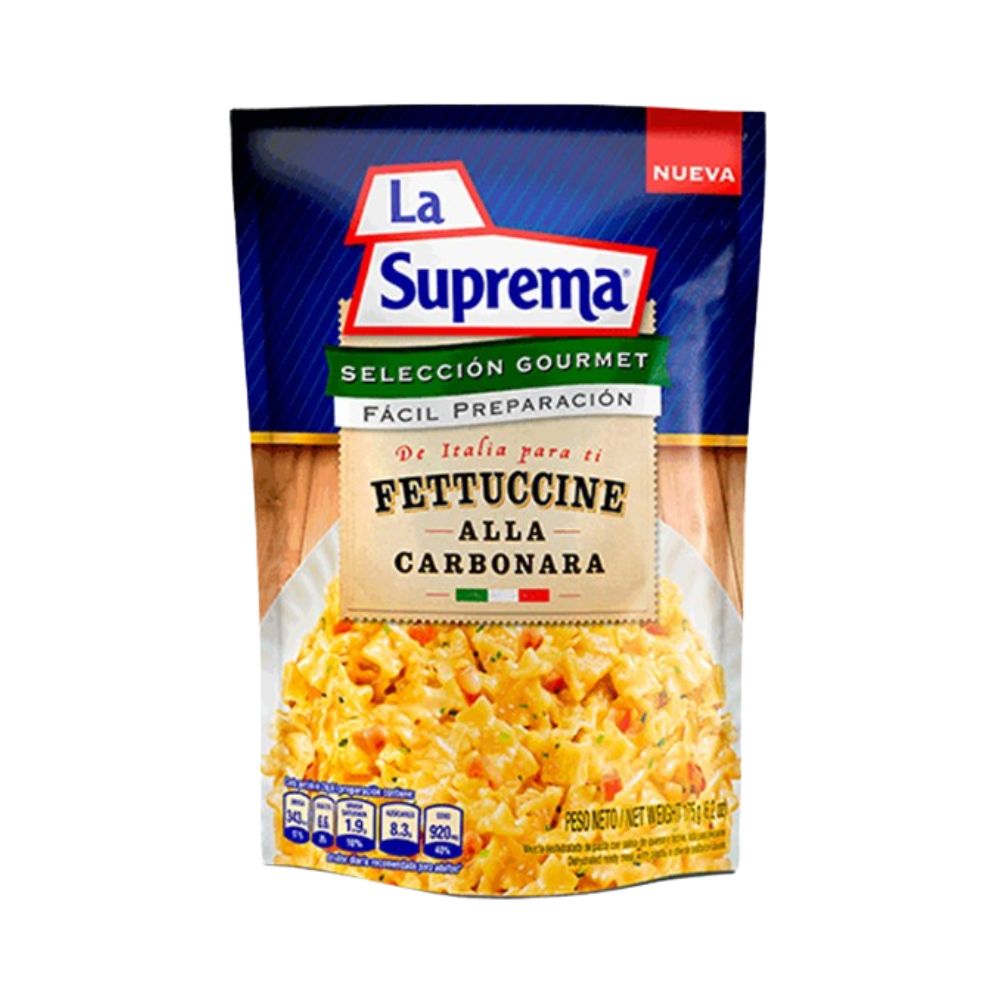 PASTA FETTUCCINE ALLA CARBONARA 175GR LA SUPREMA