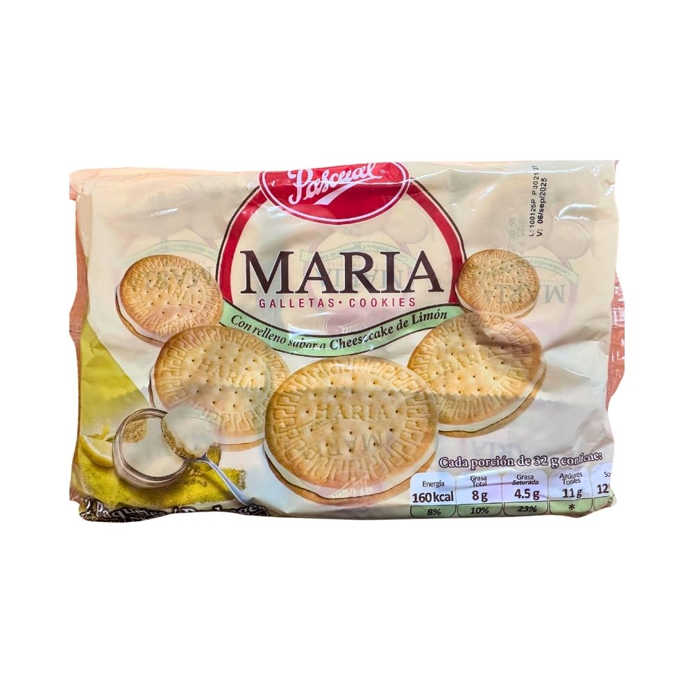 GALLETA MARIA CHEESECAKE DE LIMON 384 GR PASCUAL