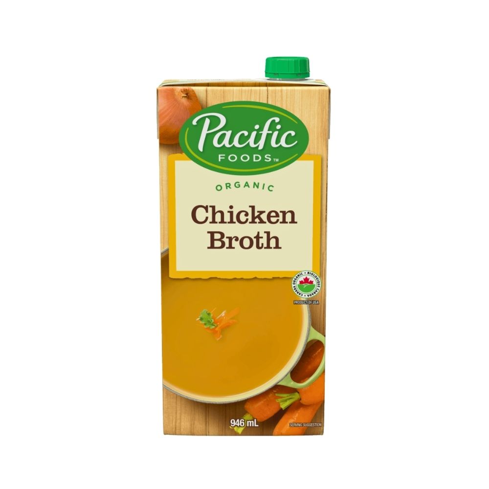 CHICKEN BROTH ORGANIC 32 OZ PACIFIC FOOD
