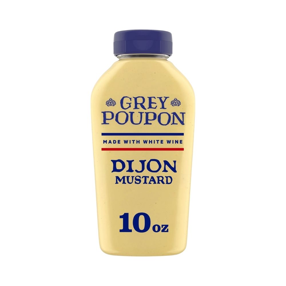 DIJON MUSTARD WITH WHITE WINE 10 OZ GREY POUPON
