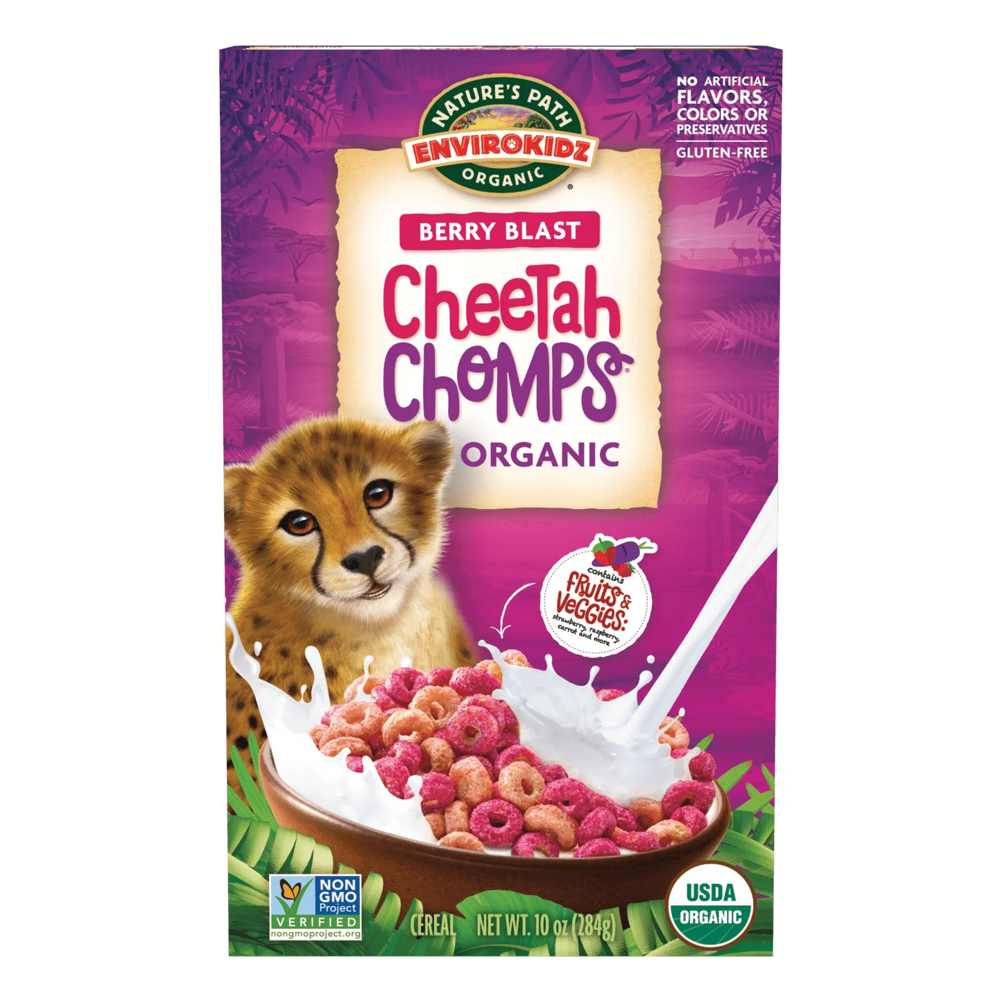 CEREAL CHEET/CHOMPS GLUTEN FREE 10Z - NATURE'S PATH