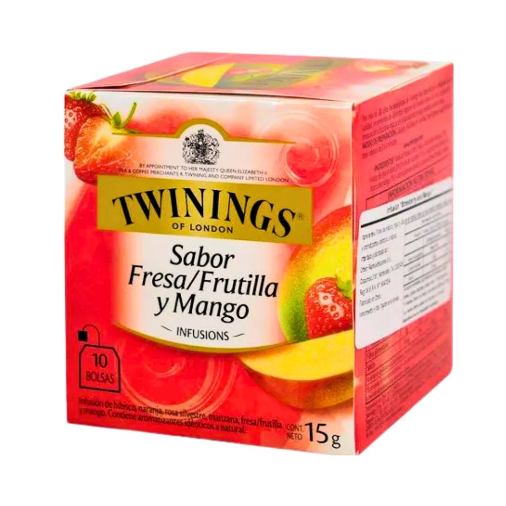 TE FRESA Y MANGO 10 SOBRES 15 GR TWININGS