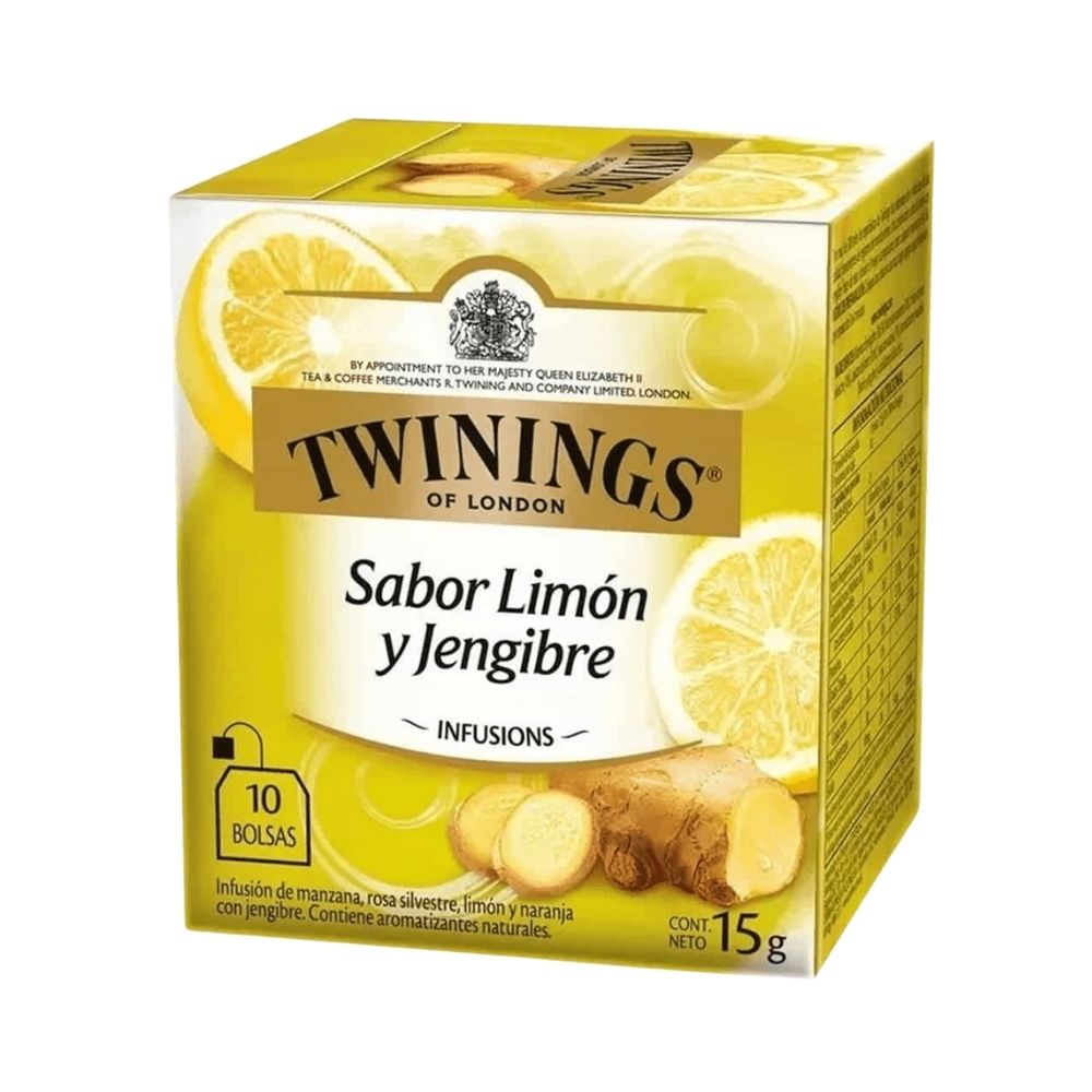 TE SABOR LIMON Y JENGIBRE 10 SOBRES TWININGS