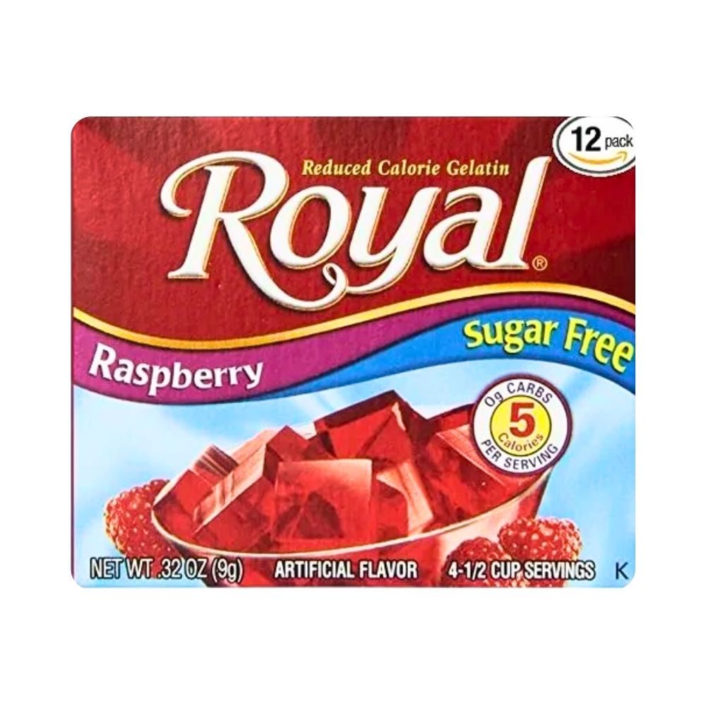 SUGARFREE GELATIN STRAWBERRY 0.32 OZ ROYAL