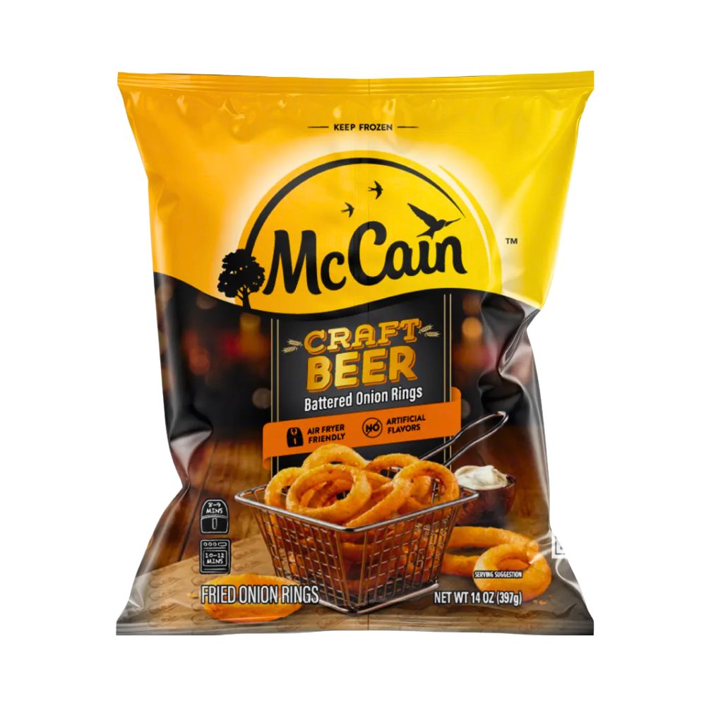 CRAFT BEER BATTERED ONION RINGS 397GR MC CAIN