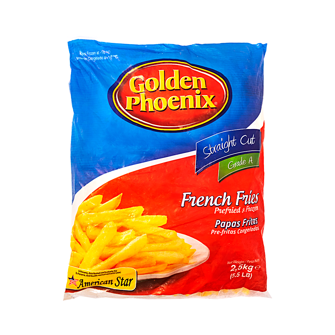 PAPAS PREFRITAS 2.5 KG GOLDEN PHOENIX