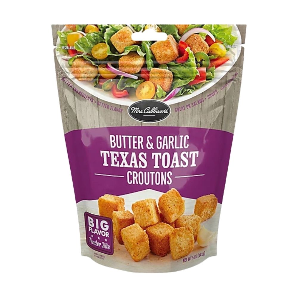 CROUTONS BUTTER GARLIC TEXAS TOAST 142 GR MRS. CUBBISON'S