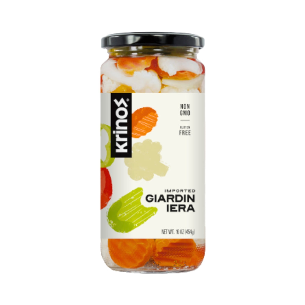 GIARDINIERA IN VINEGAR 1LB KRINOS