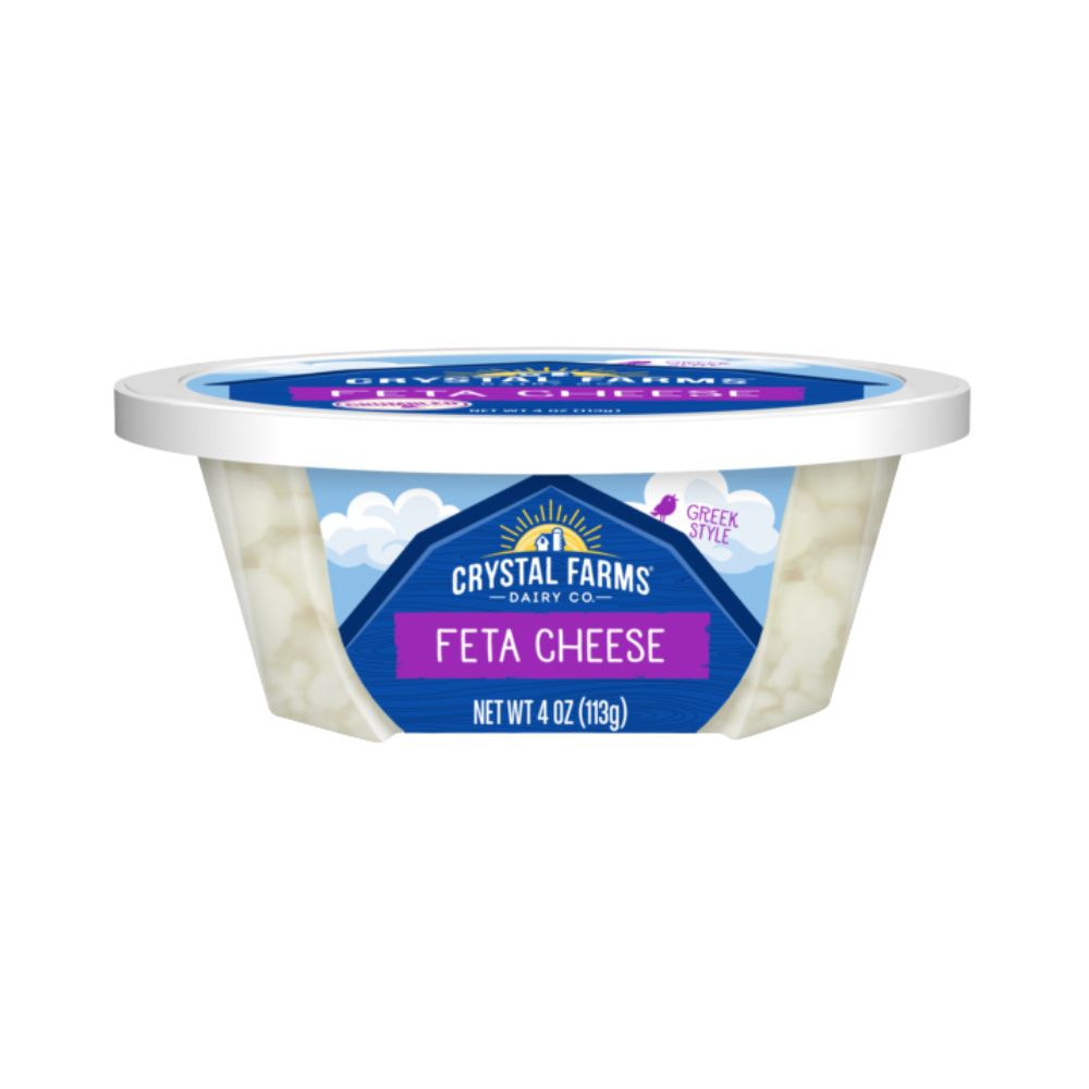 QUESO FETA CRUMBLED 113 GR CRYSTAL FARMS