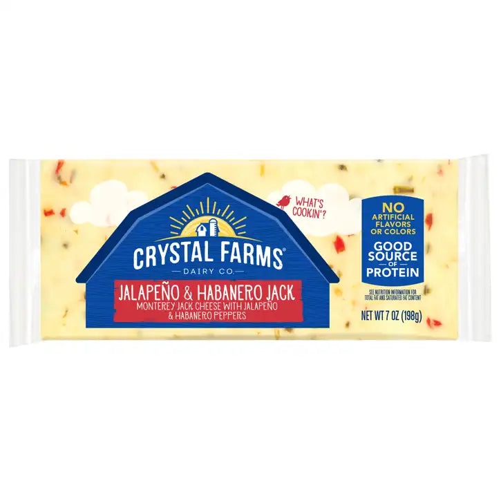 JALAPENO HABANERO JACK CHUNK 7 OZ CRYSTAL FARMS