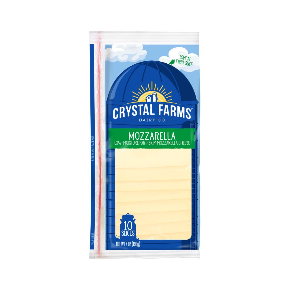 QUESO MOZZARELLA 7 OZ 10 UNI CRYSTAL FARMS