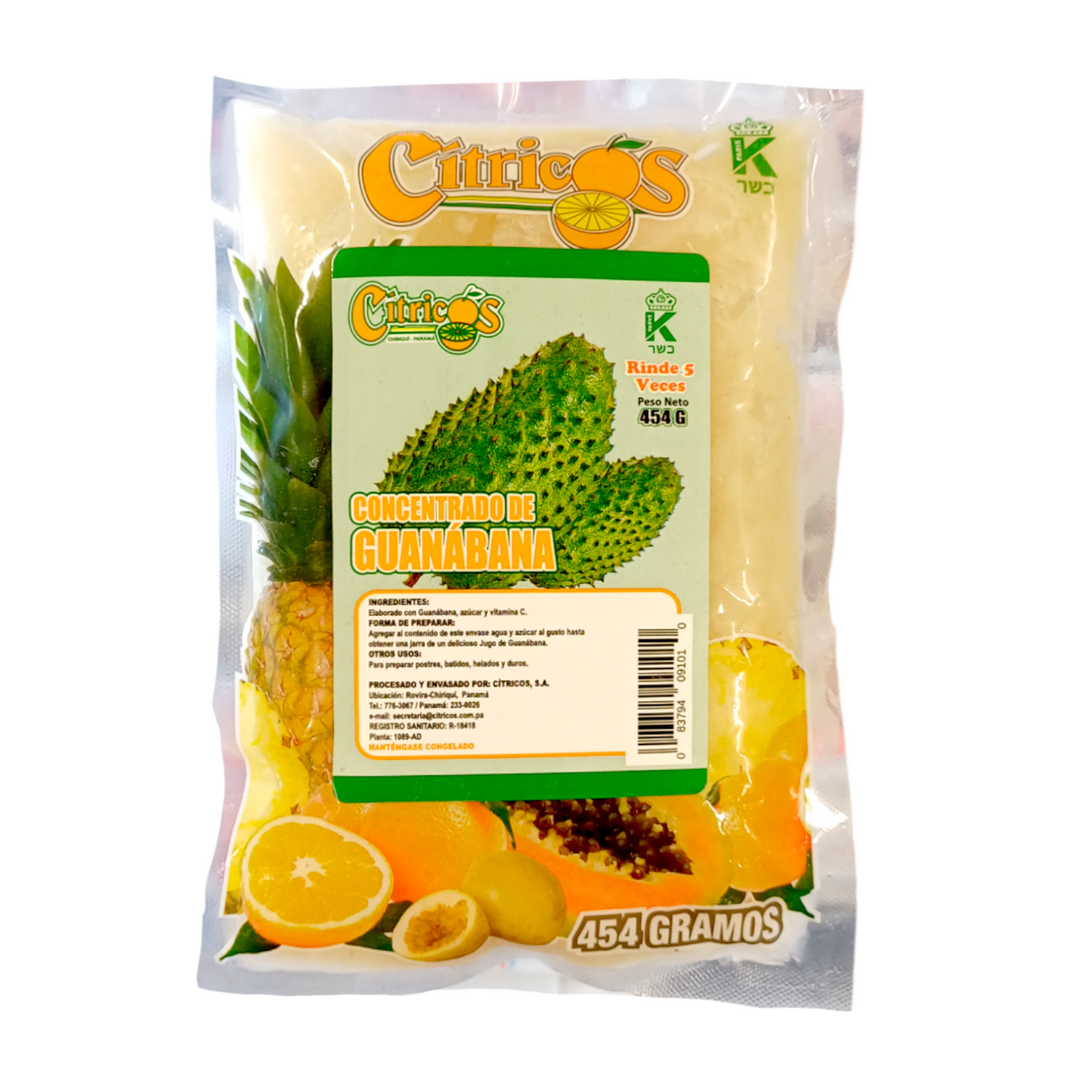 CONCENTRADO DE GUANABANA 454 GR CITRICOS