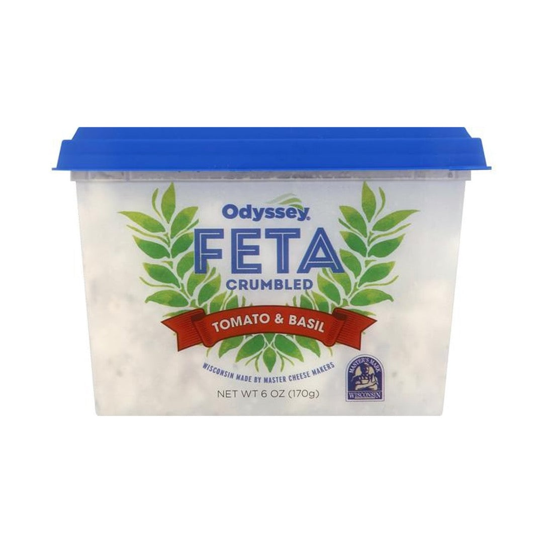 FETA CRUMBLED TOMATO & BASIL 6 OZ ODYSSEY