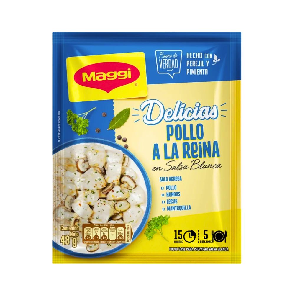 DELICIAS DE POLLO A LA REINA 48GR MAGGI