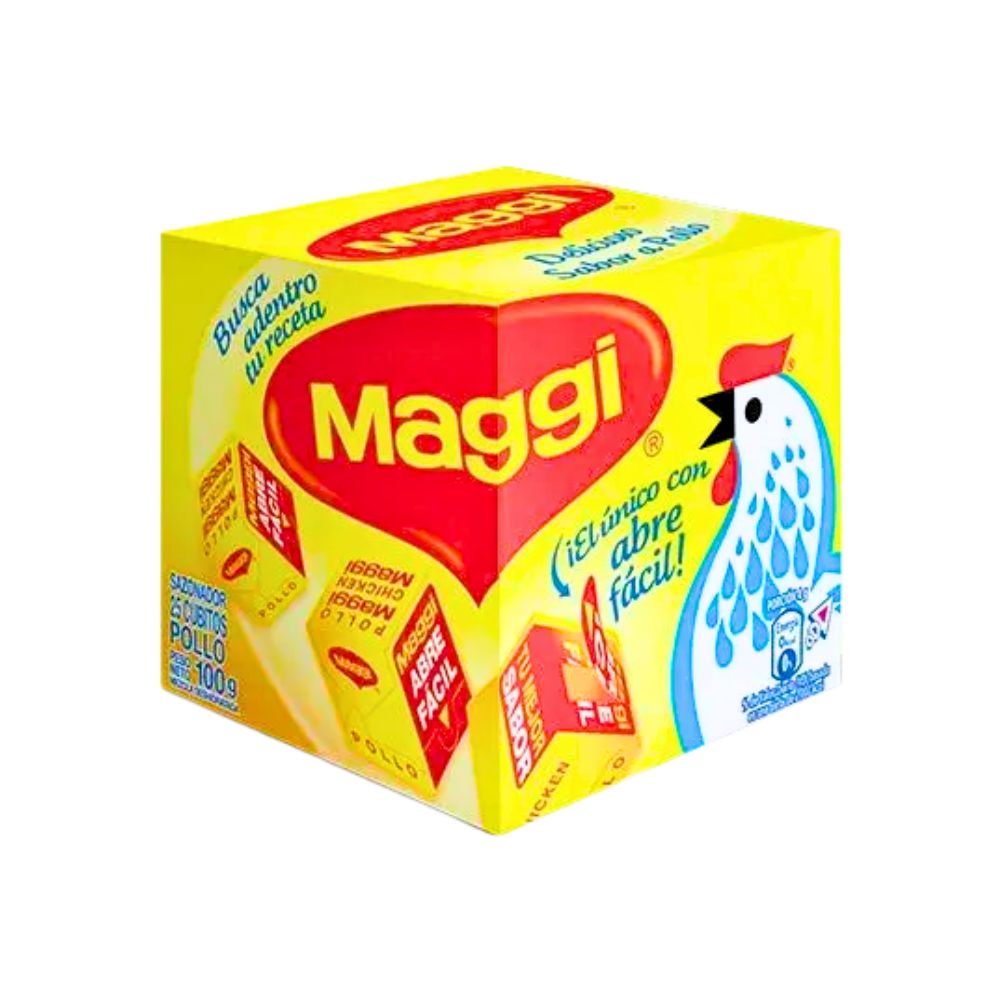 CUBITO MAGGI SABOR POLLO 25 UNI 100 GR MAGGI