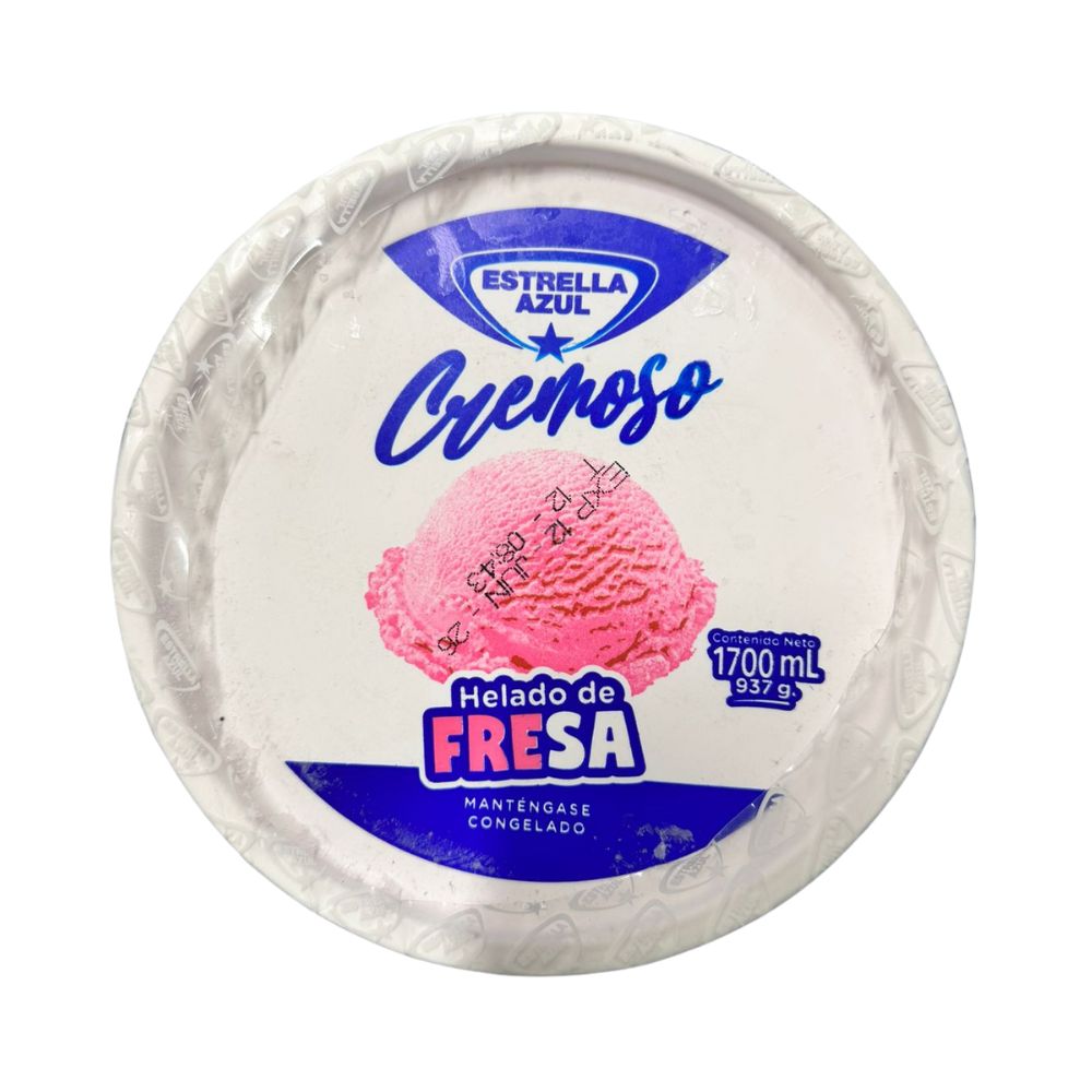 HELADO DE FRESA 1700 ML ESTRELLA AZUL