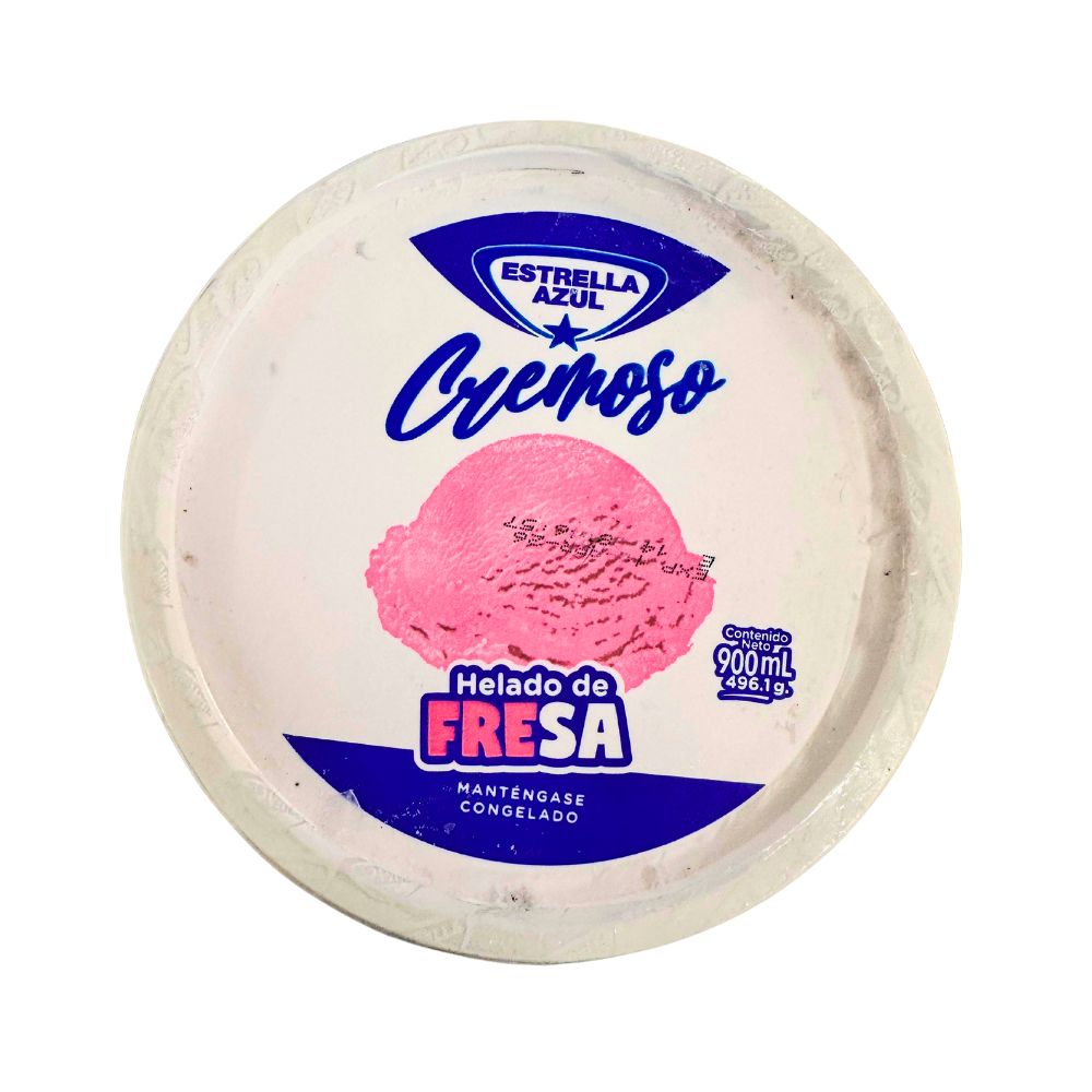 HELADO DE FRESA 900 ML ESTRELLA AZUL