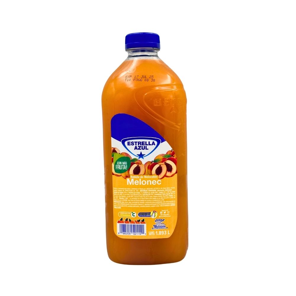 BEBIDA MELO-NECTAR 1/2 Gal. PLASTICO ESTRELLA AZUL