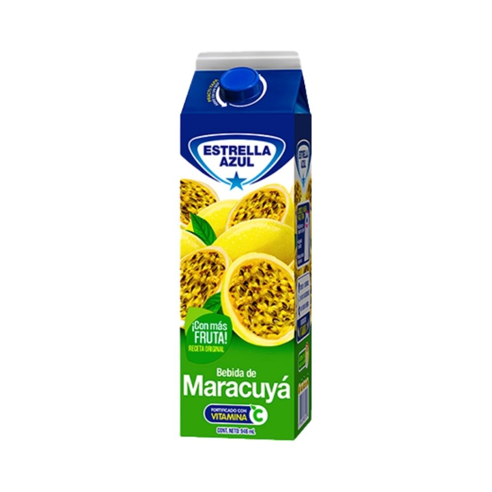 BEBIDA DE MARACUYA 946ML ESTRELLA AZUL