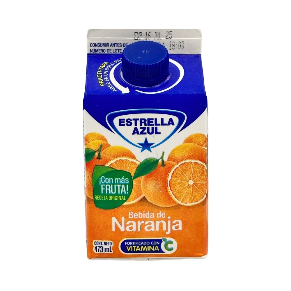 JUGO NARANJA 473ML ESTRELLA AZUL