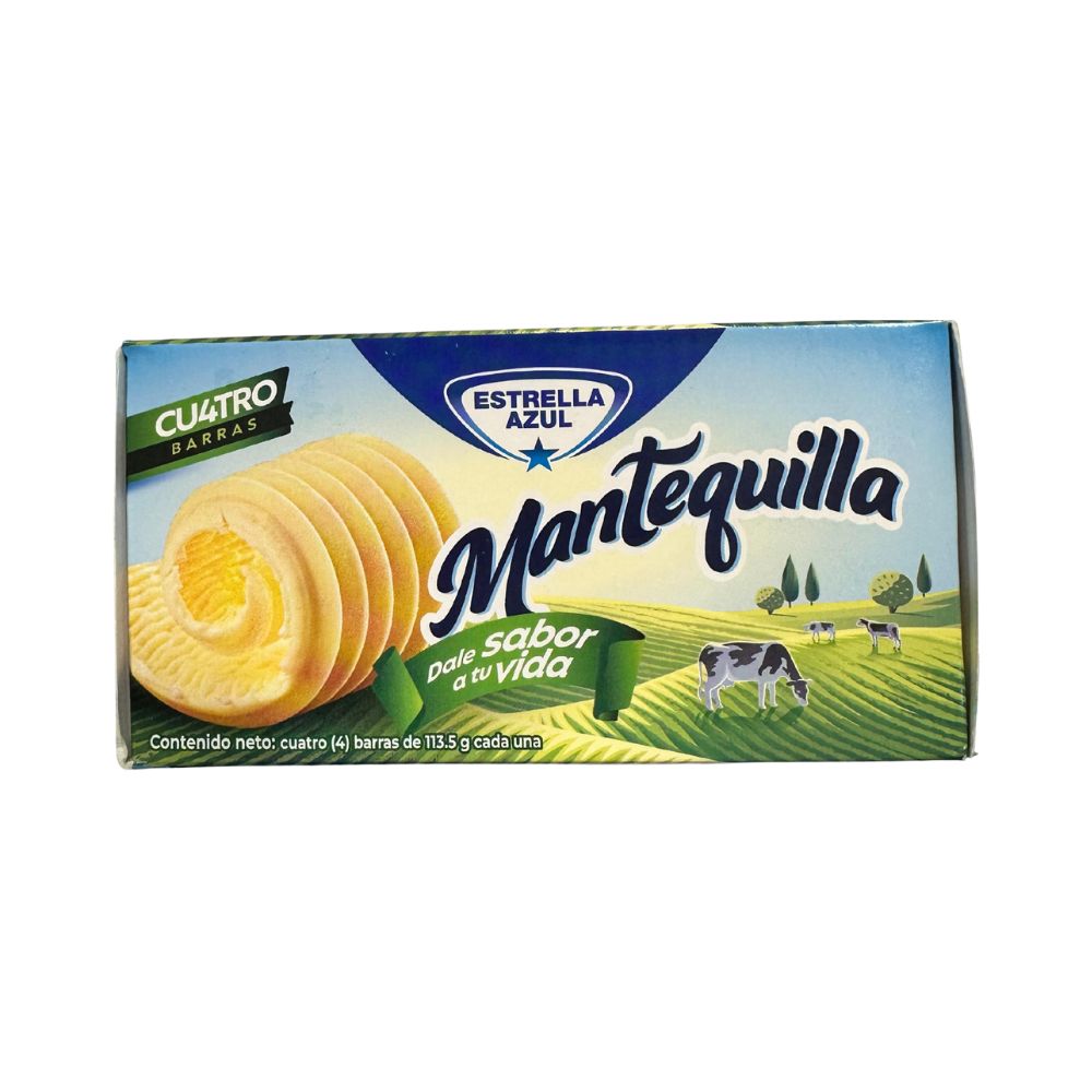 MANTEQUILLA EN BARRA 454 GR ESTRELLA AZUL