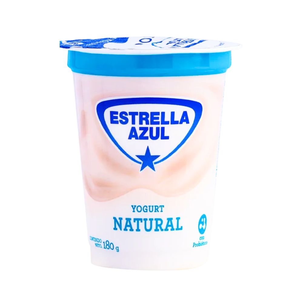 YOGURT NATURAL 180 GR ESTRELLA AZUL