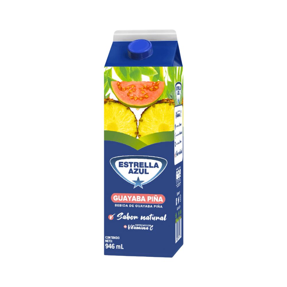 BEBIDA FRESCURA GUAYABA-PINA 1/2Gal P. ESTRELLA AZUL
