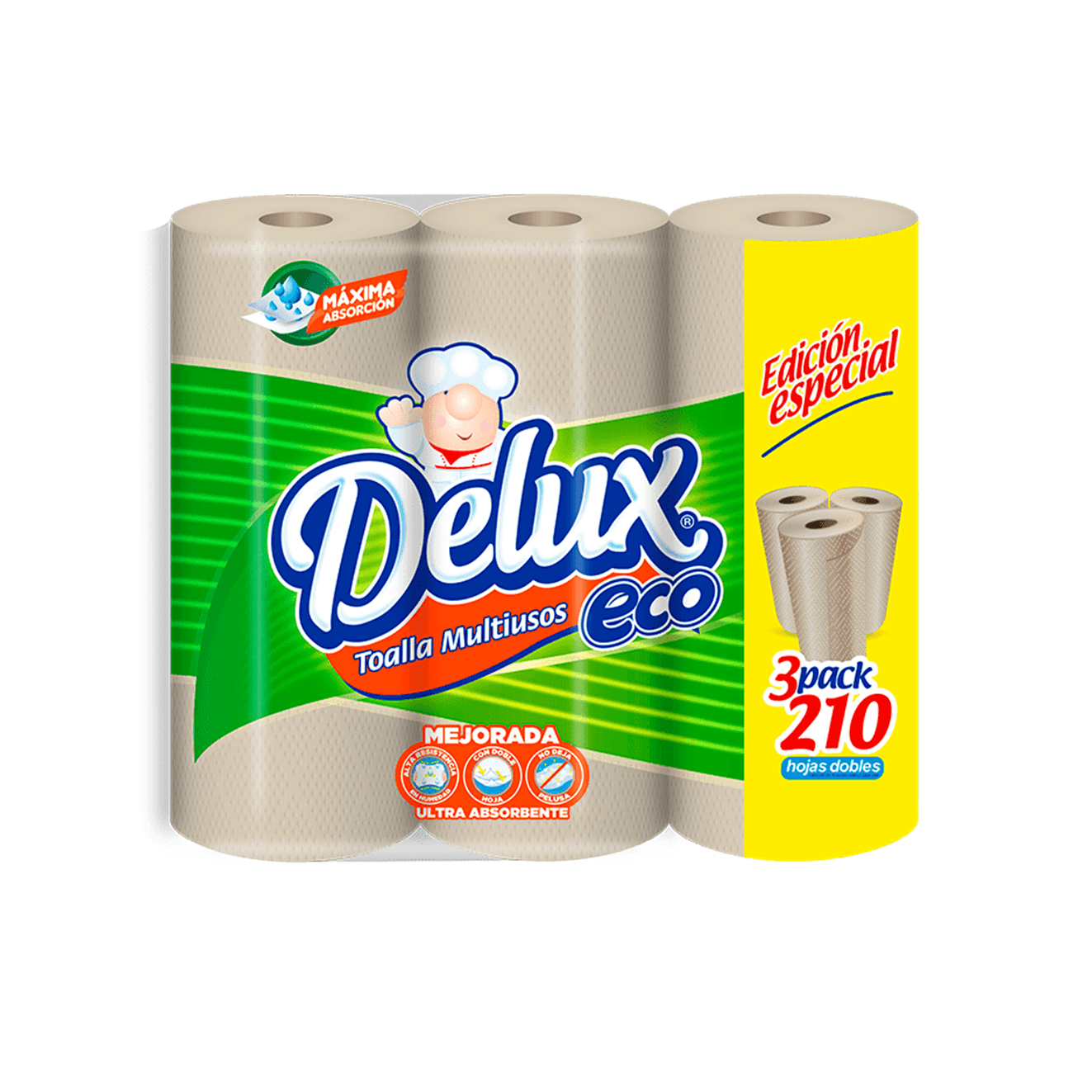 PAPEL TOALLA ECO 3PK - DELUX
