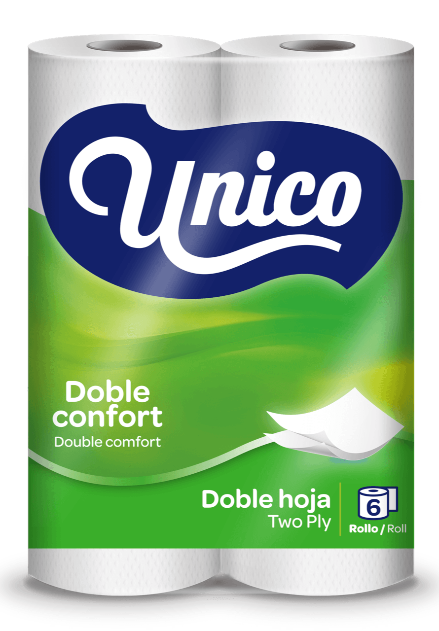 PAPEL HIGIENICO DOBLE COMFORT 6 ROLLOS UNICO
