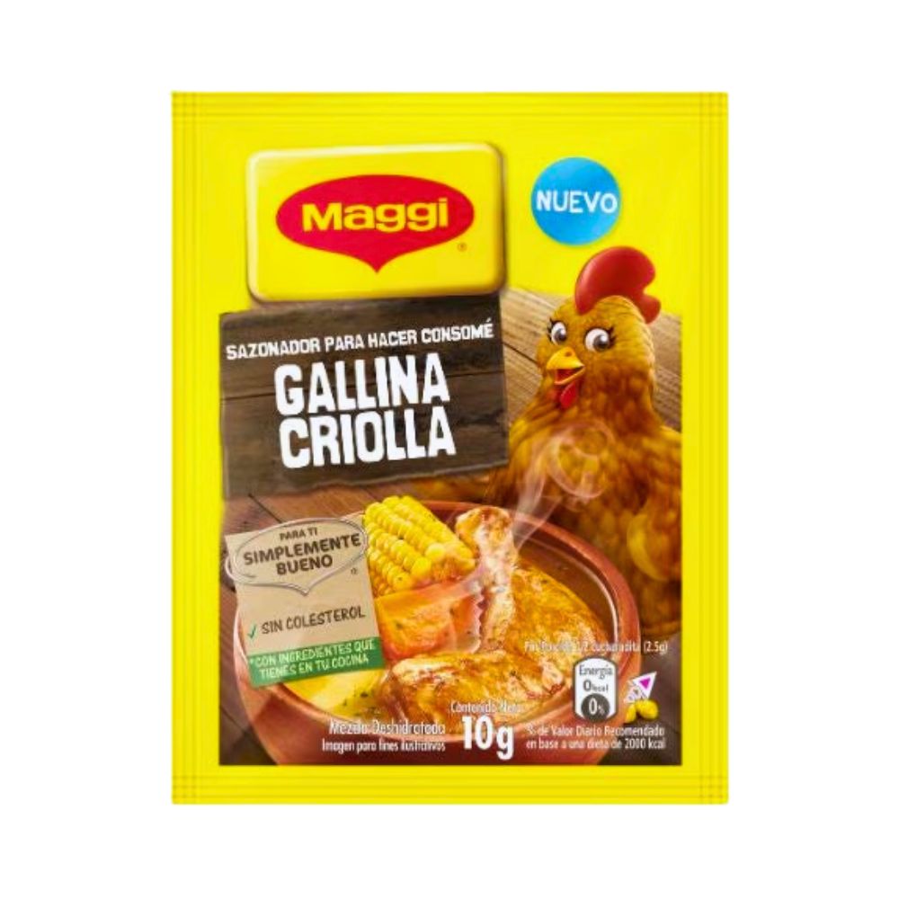 CONSOME GALLINA CRIOLLO 4 UNI DE 10 GR MAGGI