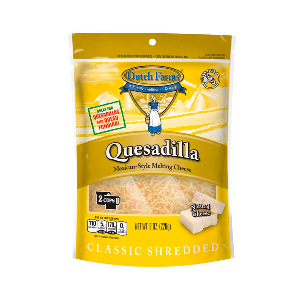 QUESO ESTILO MEXICANO QUESADILLAS 227 GR DUTCH FARMS