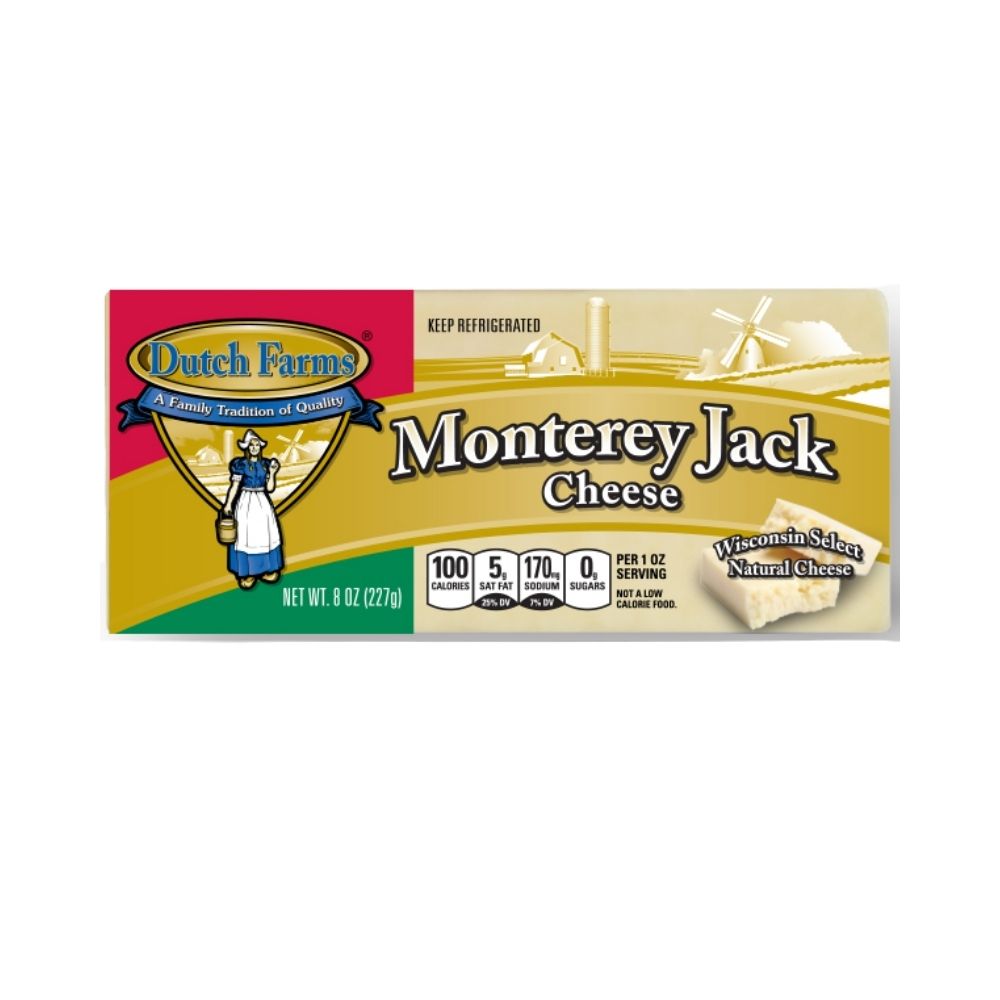 QUESO MONTEREY JACK BARRA 227 GR DUTCH FARMS