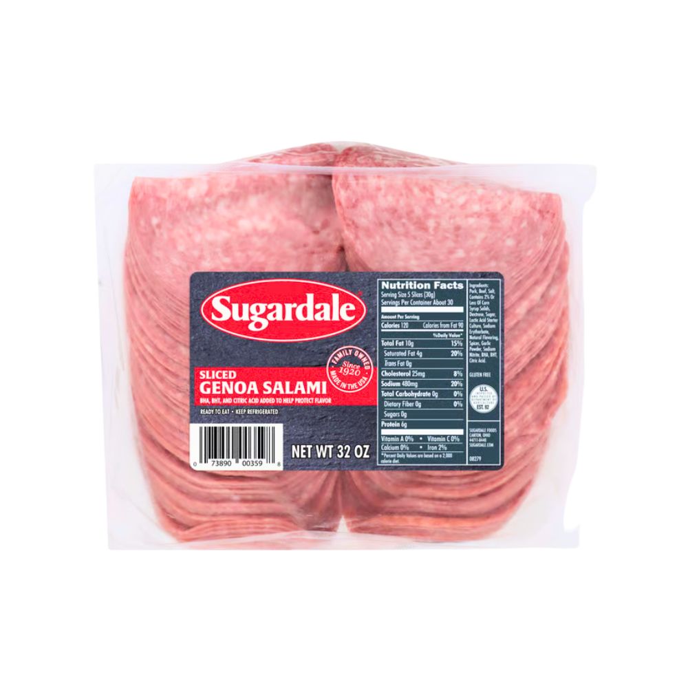 SALAMI GENOA 32 OZ SUGARDALE