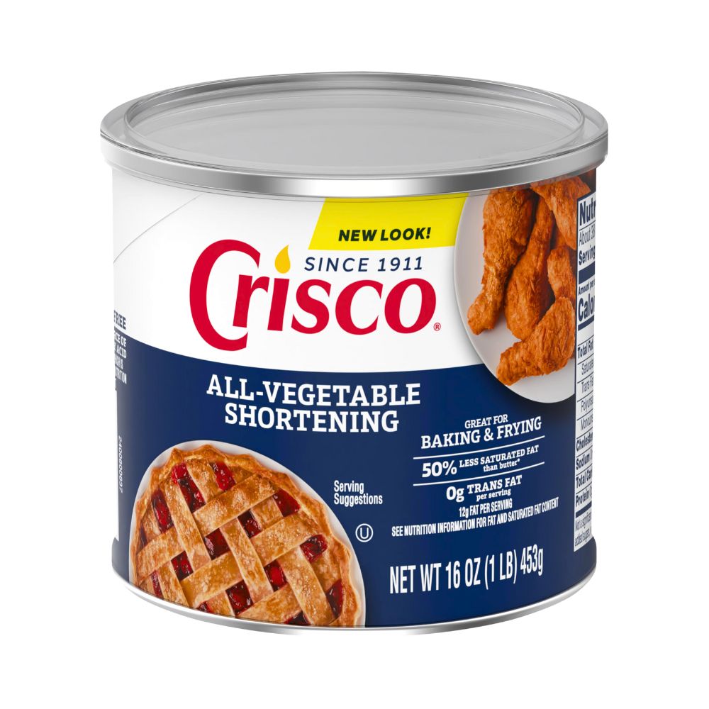 MANTECA VEGETAL REGULAR 1LB CRISCO
