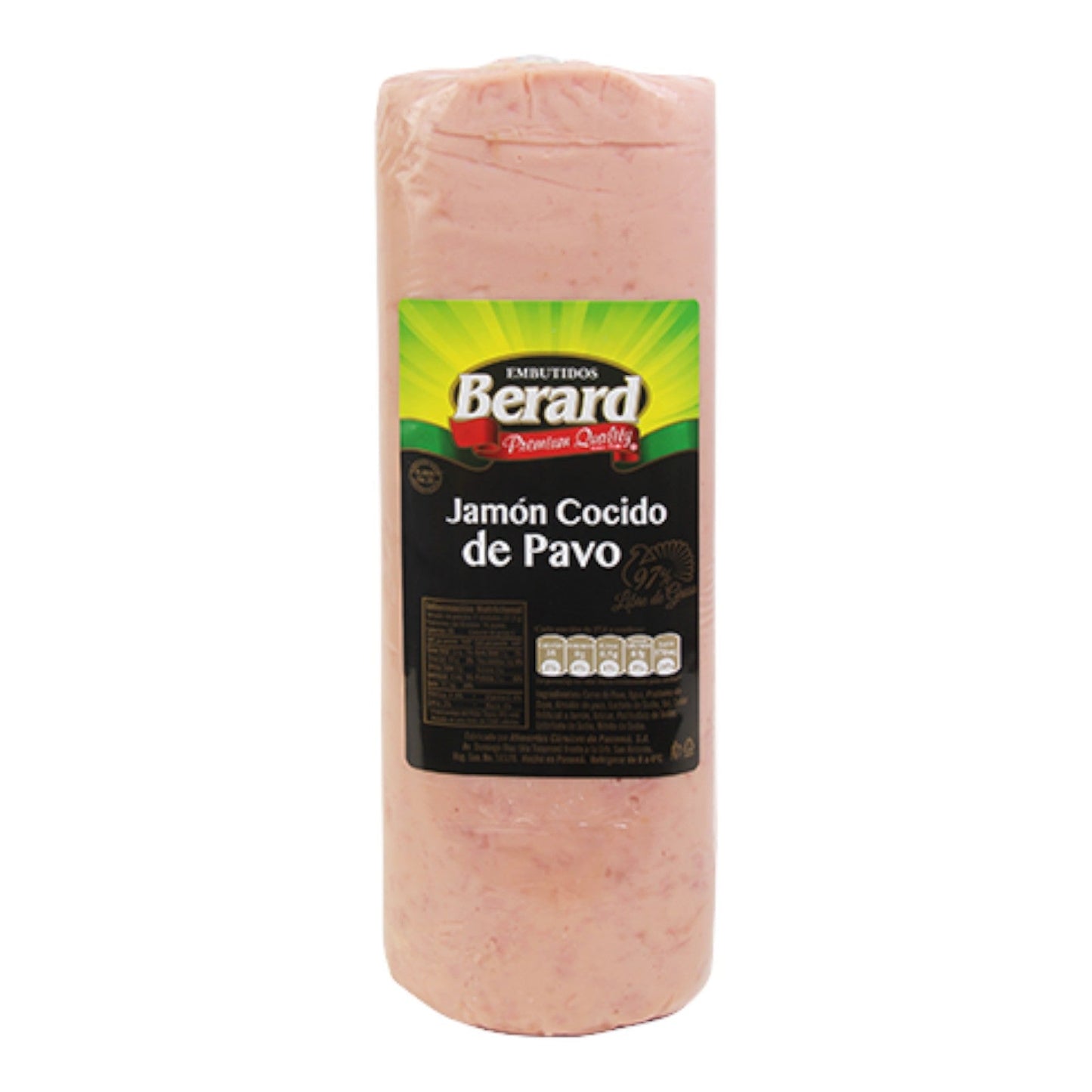 JAMON COCIDO DE PAVO BERARD POR 0.25 KG