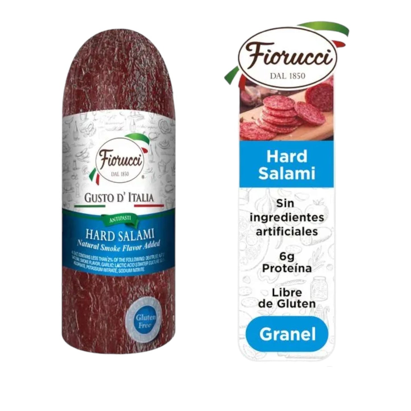 SALAMI HARD REBANADO POR 0.25 KG FIORUCCI