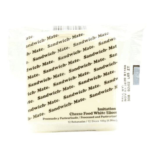 QUESO ANALOGO TIPO MOZARELLA POR 0.25 KG SANDWICH MATE