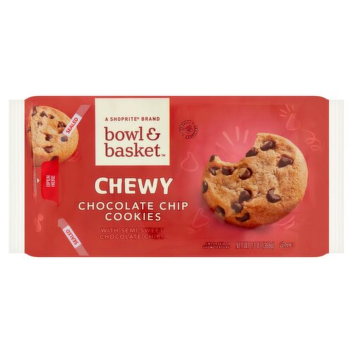 CHEWY CHOCO CHIP COOKIES 13 OZ BOWL & BASKET