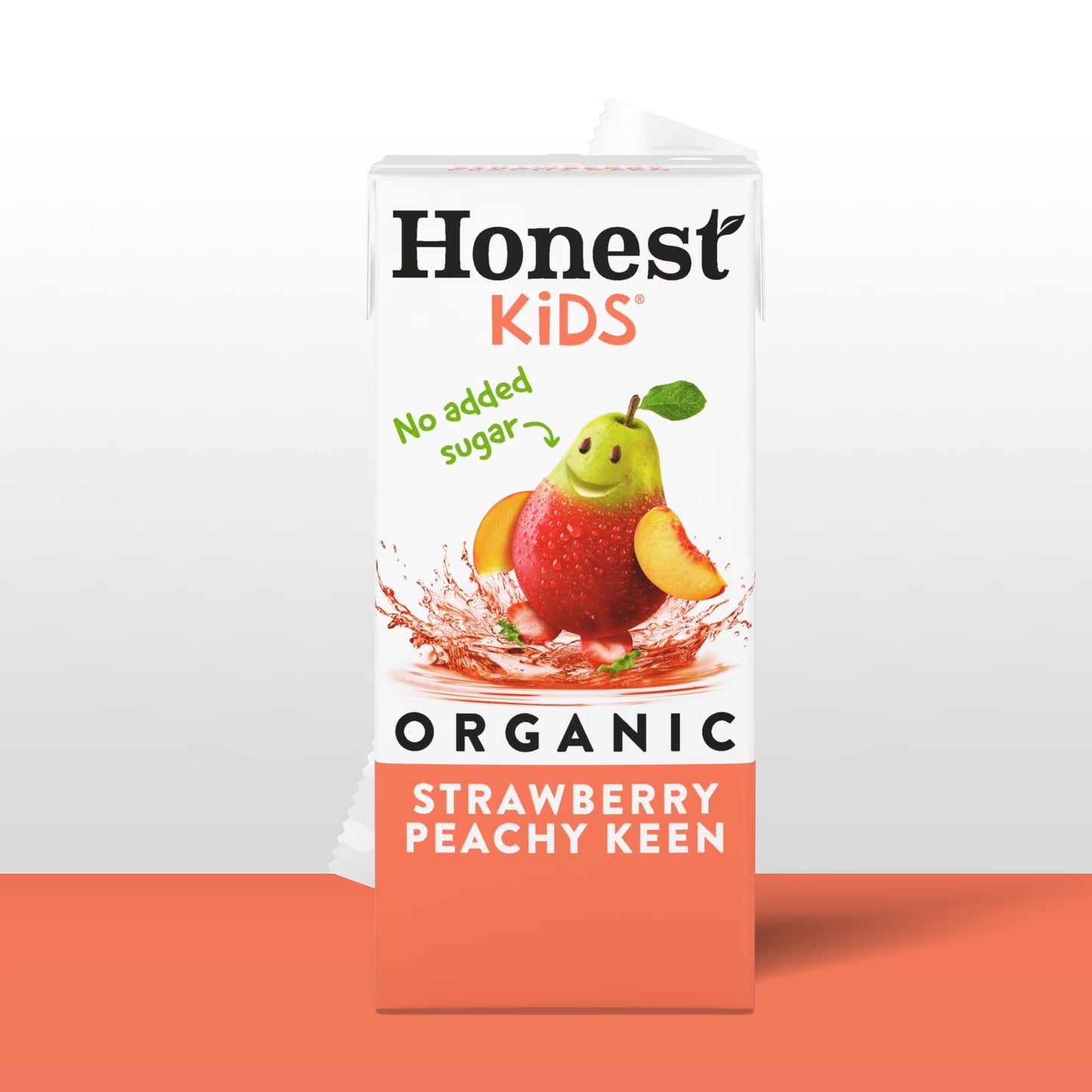 ORGANIC STRAWBERRY PEACHY KEEN JUICE 6 OZ HONEST KIDS