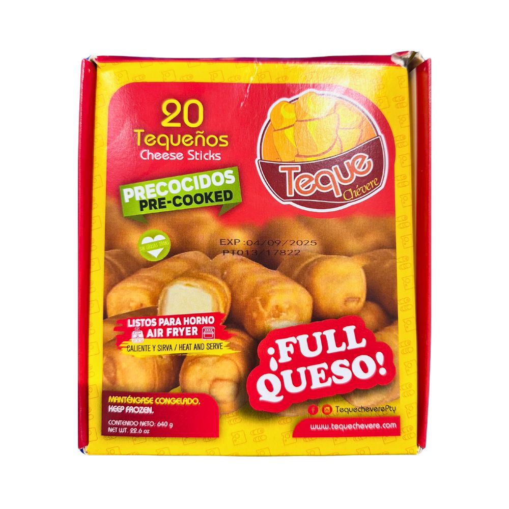 TEQUENOS PRECOCIDOS FULL QUESO 22.6 OZ TEQUE CHEVERE