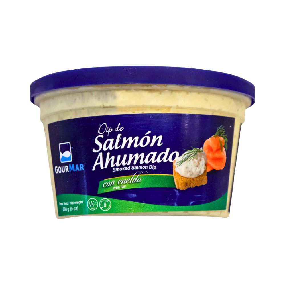DIP DE SALMON AHUMADO CON ENELDO 260 GR GOURMAR