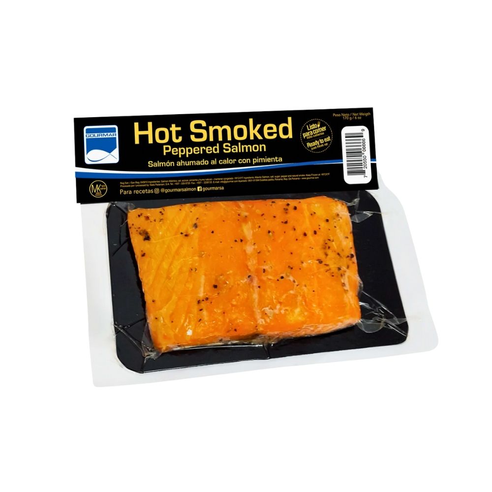 SALMON AHUMADO CON PIMIENTA 6 OZ GOURMAR