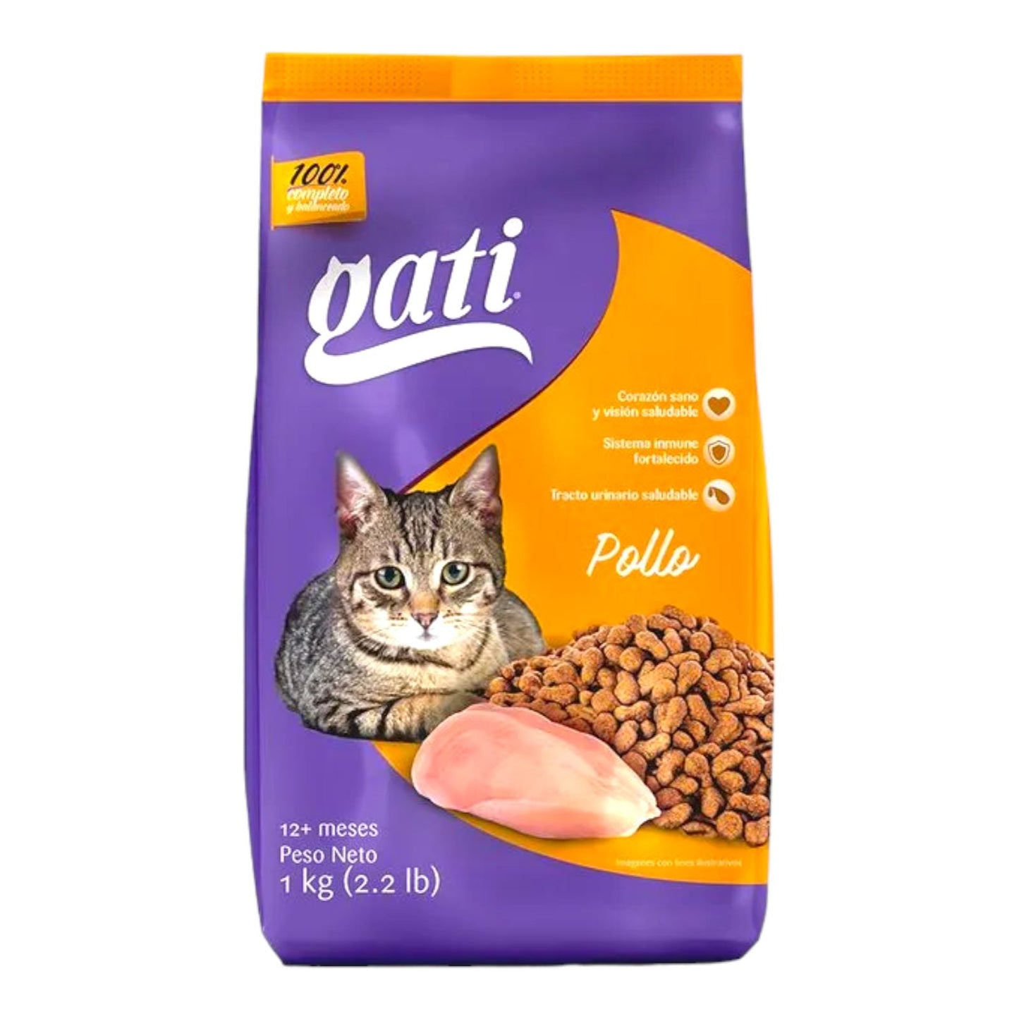 GATI ALIMENTO DE POLLO PARA GATO 2.2 LB GATI