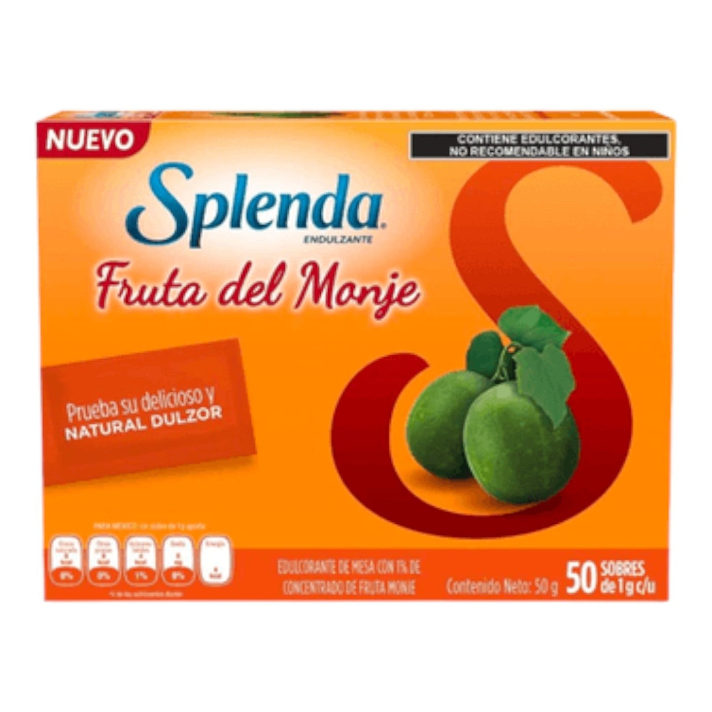 ENDULZANTE FRUTA MONJE 50 UN SPLENDA