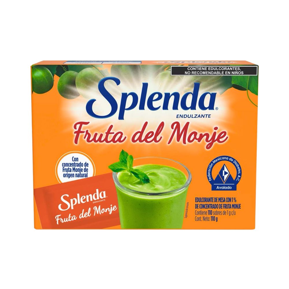 ENDULZANTE FRUTA MONJE 100 SOBRES SPLENDA
